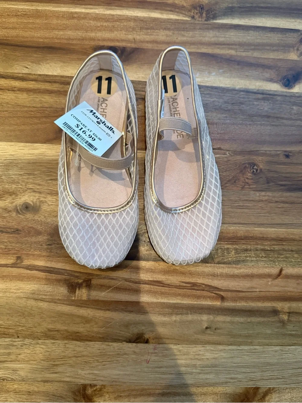 Rachel Zoe Girls' Pink Mesh Slip-On Flats